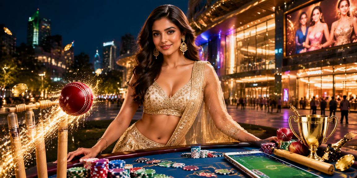 Cricket betting in Delhi with vibrant casino settings